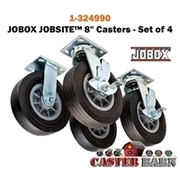 Casterhq JOBOX JOBSITE 8" Casters, 1-324990, PK4 1-324990